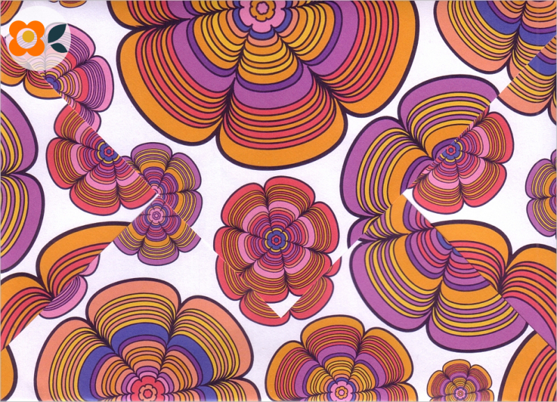 Geschenkumschlag Funky Flower-Power