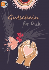 Postkarte Gutschein fr Dich, christliche Fest