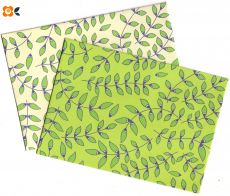 Geschenkumschlag Zweige, Set