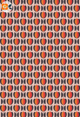 Geschenkpapier Retrotulpen